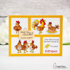 Simon Says Stamp! Newton's Nook Designs CLUCK Clear Stamps NN1904S02