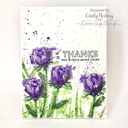 Simon Says Stamp! Simon Says Clear Stamps DELICATE FLOWERS sss201900