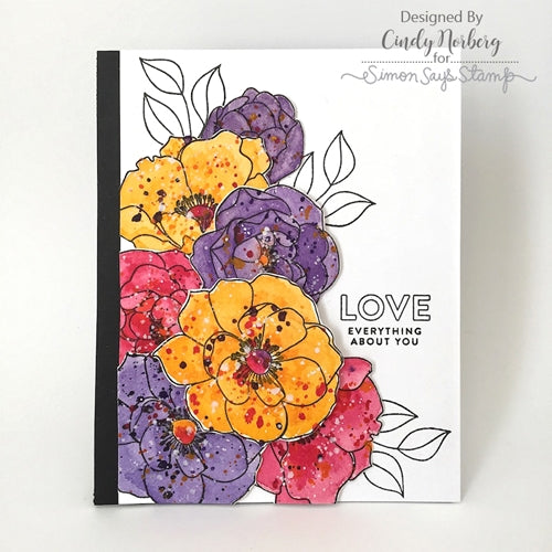 Simon Says Stamp! Simon Says Clear Stamps DELICATE FLOWERS sss201900