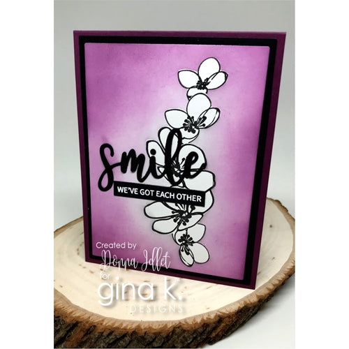 Simon Says Stamp! Gina K Designs SMILE Clear Stamps 500 | color-code:ALT1