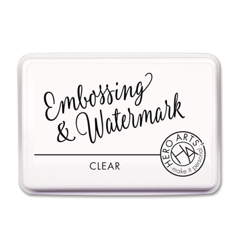Simon Says Stamp! Hero Arts CLEAR EMBOSSING AND WATERMARK Ink Pad AF419