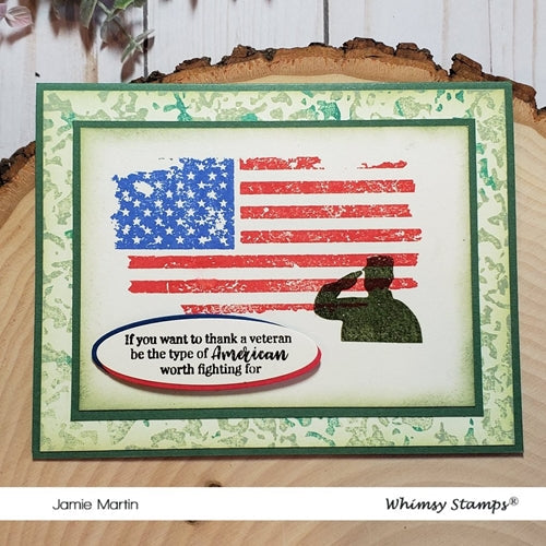 Simon Says Stamp! Whimsy Stamps MILITARY CAMO BACKGROUND Rubber Cling Stamp DDB0022
