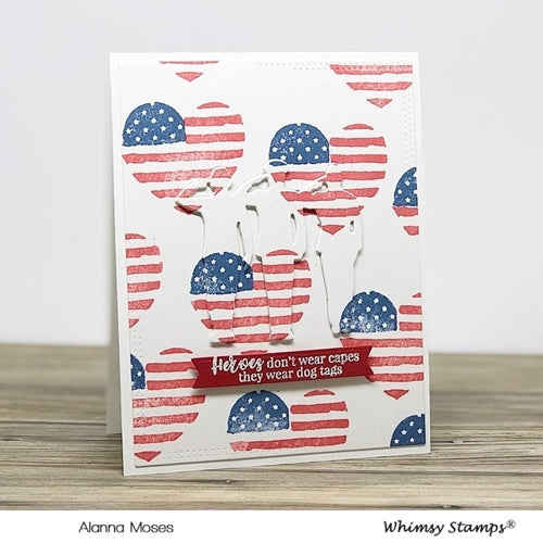 Simon Says Stamp! Whimsy Stamps MILITARY Dies WSD376
