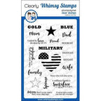 Simon Says Stamp! Whimsy Stamps MILITARY FAMILY Clear Stamps CWSD251