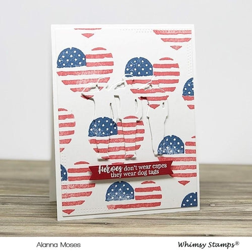 Simon Says Stamp! Whimsy Stamps MILITARY FAMILY Clear Stamps CWSD251