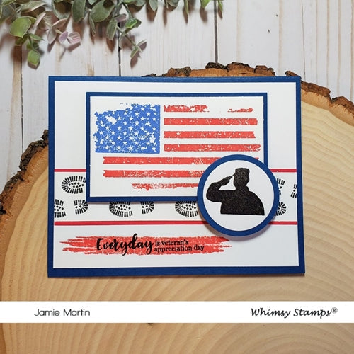 Simon Says Stamp! Whimsy Stamps MILITARY HEROES Clear Stamps CWSD250