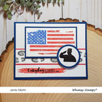 Simon Says Stamp! Whimsy Stamps MILITARY HEROES Clear Stamps CWSD250