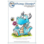 Simon Says Stamp! Whimsy Stamps DORKY DRAGON Cling Stamp DP1012