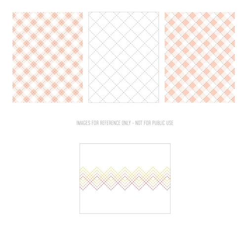 Simon Says Stamp! Concord & 9th GINGHAM BACKGROUND Clear Stamp Set 10608