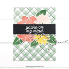 Simon Says Stamp! Concord & 9th GINGHAM BACKGROUND Clear Stamp Set 10608