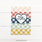 Simon Says Stamp! Concord & 9th GINGHAM BACKGROUND Clear Stamp Set 10608