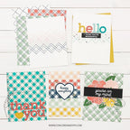 Simon Says Stamp! Concord & 9th GINGHAM BACKGROUND Clear Stamp Set 10608