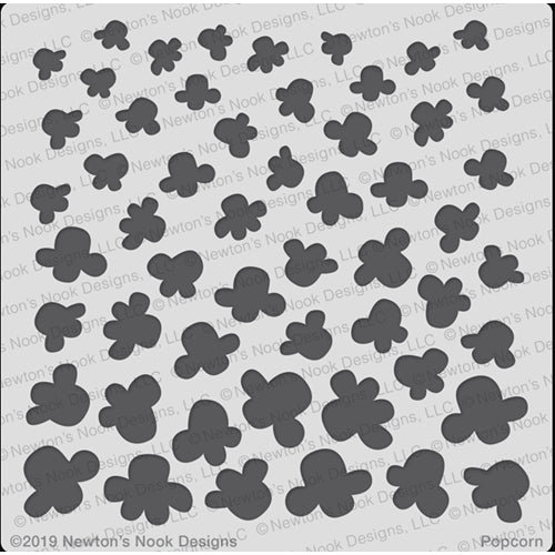 Simon Says Stamp! Newton's Nook Designs POPCORN Stencil NN1905T01
