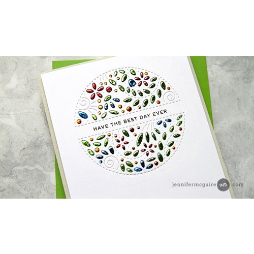 Simon Says Stamp! Simon Says Stamp FILIGREE MESSAGE CIRCLE Wafer Die s649 | color-code:ALT0