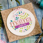 Simon Says Stamp! Simon Says Stamp FILIGREE MESSAGE CIRCLE Wafer Die s649