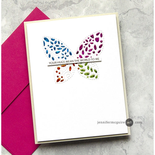 Simon Says Stamp! Simon Says Stamp FILIGREE BUTTERFLY Wafer Die s648 | color-code:ALT0