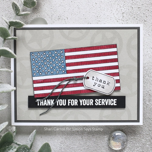 Simon Says Stamp! Simon Says Clear Stamps PATRIOTIC SERVICE sss101981 | color-code:ALT0
