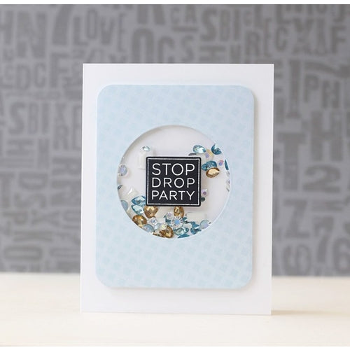 Simon Says Stamp! CZ Design Clear Stamps STOP DROP PARTY cz34 | color-code:ALT2