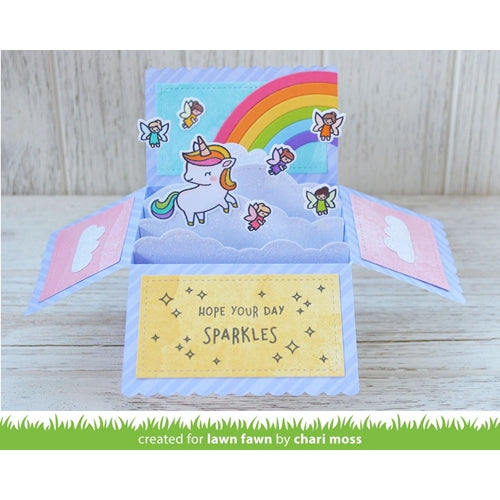 Simon Says Stamp! Lawn Fawn A LITTLE SPARKLE Clear Stamps LF1818