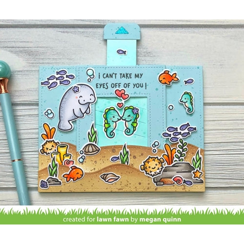 Simon Says Stamp! Lawn Fawn SEAHORSIN' AROUND Clear Stamps LF1967 | color-code:ALT2