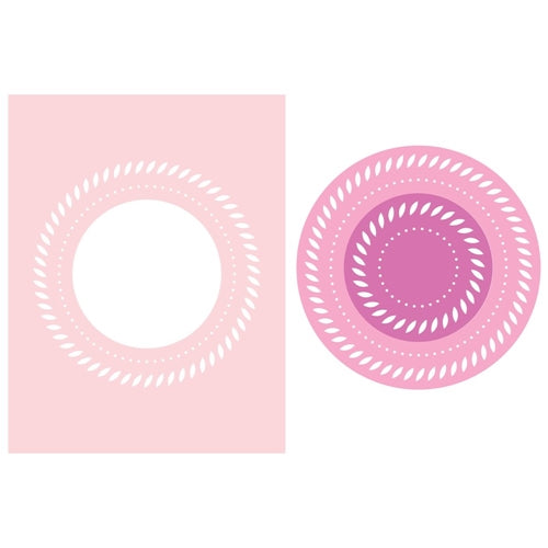 Simon Says Stamp! PinkFresh Studio BRAIDED CIRCLES Essentials Die Set pf010es