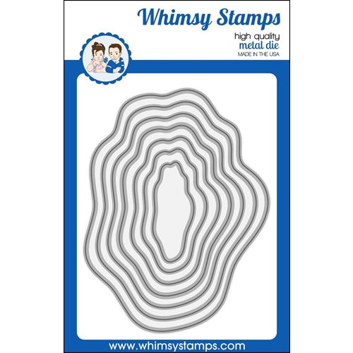 Simon Says Stamp! Whimsy Stamps WAVY NESTED FRAMES Dies WSD382