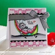 Simon Says Stamp! Whimsy Stamps ANTS AT PICNIC Clear Stamps DP1014