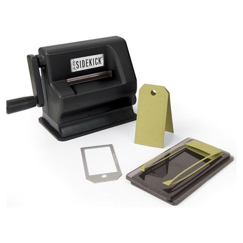 Simon Says Stamp! Tim Holtz Sizzix SIDEKICK STARTER KIT BLACK Die Cutting Machine 664175