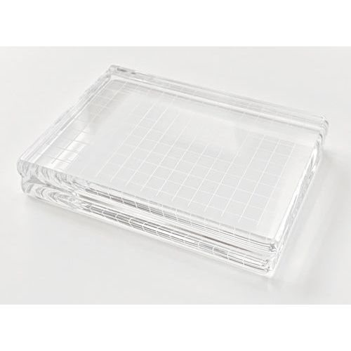 Simon Says Stamp! Gina K Designs LARGE RECTANGLE 3x4 INCH Comfort Acrylic Block 1227