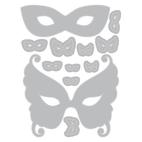 Simon Says Stamp! Tim Holtz Sizzix MASQUERADE Thinlits Dies 664195