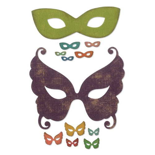 Simon Says Stamp! Tim Holtz Sizzix MASQUERADE Thinlits Dies 664195