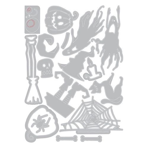 Simon Says Stamp! Tim Holtz Sizzix FRIGHTFUL THINGS Thinlits Dies 664209