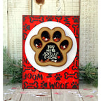 Simon Says Stamp! Newton's Nook Designs WOOF Stencil NN1906T02