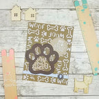 Simon Says Stamp! Newton's Nook Designs WOOF Stencil NN1906T02