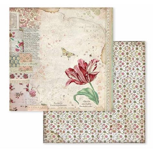 Simon Says Stamp! Stamperia SPRING BOTANIC 12x12 Paper sbbl50