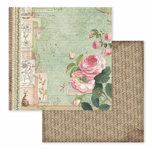 Simon Says Stamp! Stamperia SPRING BOTANIC 12x12 Paper sbbl50