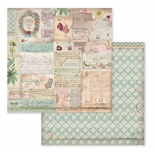 Simon Says Stamp! Stamperia SPRING BOTANIC 12x12 Paper sbbl50