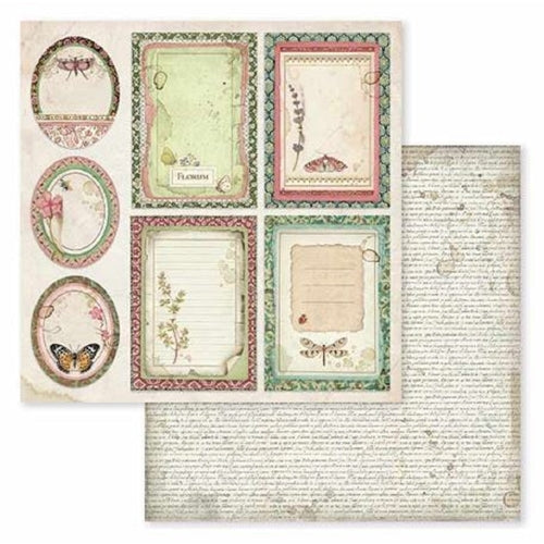 Simon Says Stamp! Stamperia SPRING BOTANIC 12x12 Paper sbbl50