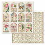 Simon Says Stamp! Stamperia SPRING BOTANIC 12x12 Paper sbbl50