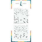 Simon Says Stamp! Trinity Stamps LAYERED CONFETTI 6 x 6 Stencil Set of 2 199683