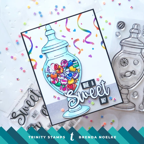 Simon Says Stamp! Trinity Stamps LAYERED CONFETTI 6 x 6 Stencil Set of 2 199683 | color-code:ALT01