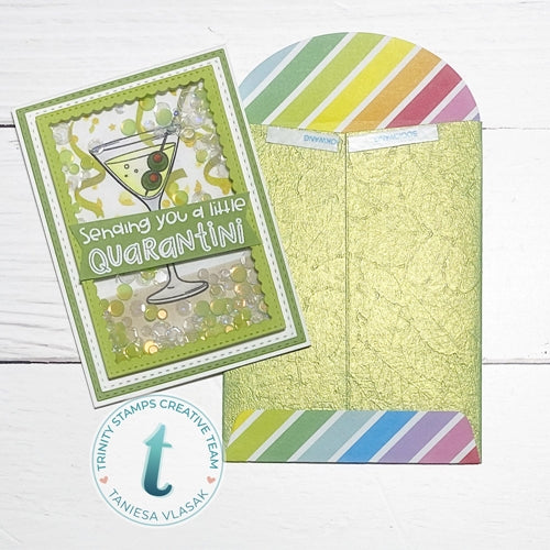 Simon Says Stamp! Trinity Stamps LAYERED CONFETTI 6 x 6 Stencil Set of 2 199683 | color-code:ALT02