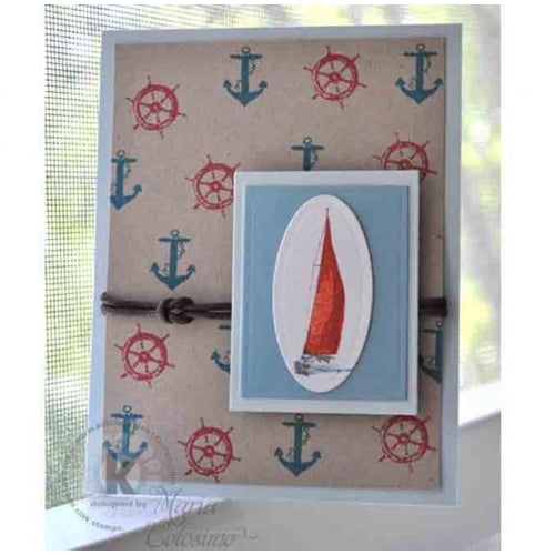 Simon Says Stamp! Kitchen Sink Stamps SAIL BOATS kss020