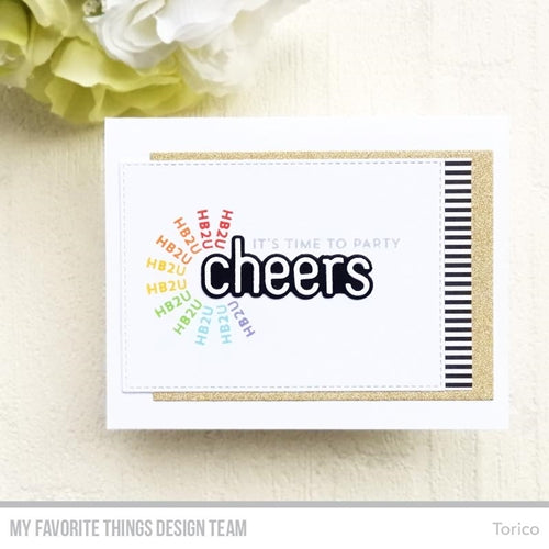 My Favorite Things - Clear Stamp - Bitty Birthday Wishes