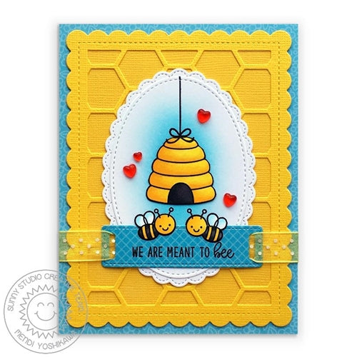 Simon Says Stamp! Sunny Studio JUST BEE-CAUSE Clear Stamps SSCL 236