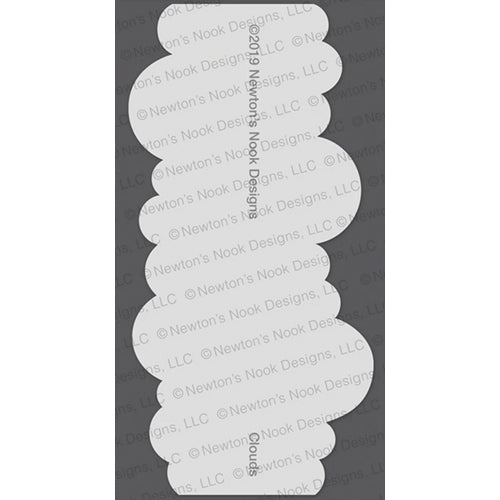 Simon Says Stamp! Newton's Nook Designs CLOUDS Stencil NN1907T05