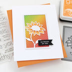 Simon Says Stamp! Simon Says Stamp SUNFLOWER FRAME Wafer Die s666 | color-code:ALT3