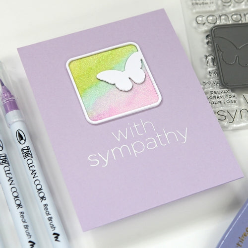 Simon Says Stamp! Simon Says Stamp Peeking BUTTERFLY SQUARE Wafer Die s670 | color-code:ALT0