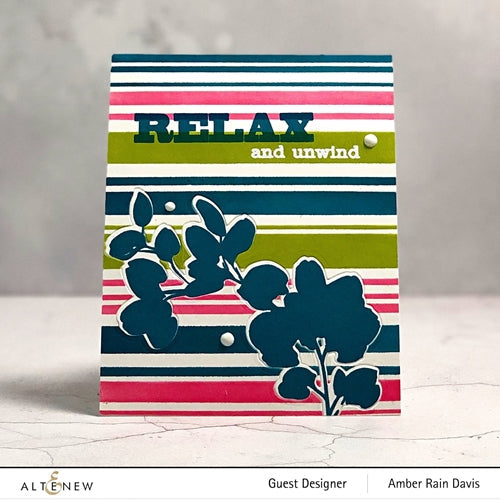 Simon Says Stamp! Altenew BEACH TOWEL STRIPES Stencil ALT3451