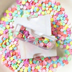 Simon Says Stamp! Trinity Stamps RAINBOW SHERBET CANDY CONFETTI SPRINKLES Embellishment Box 171052